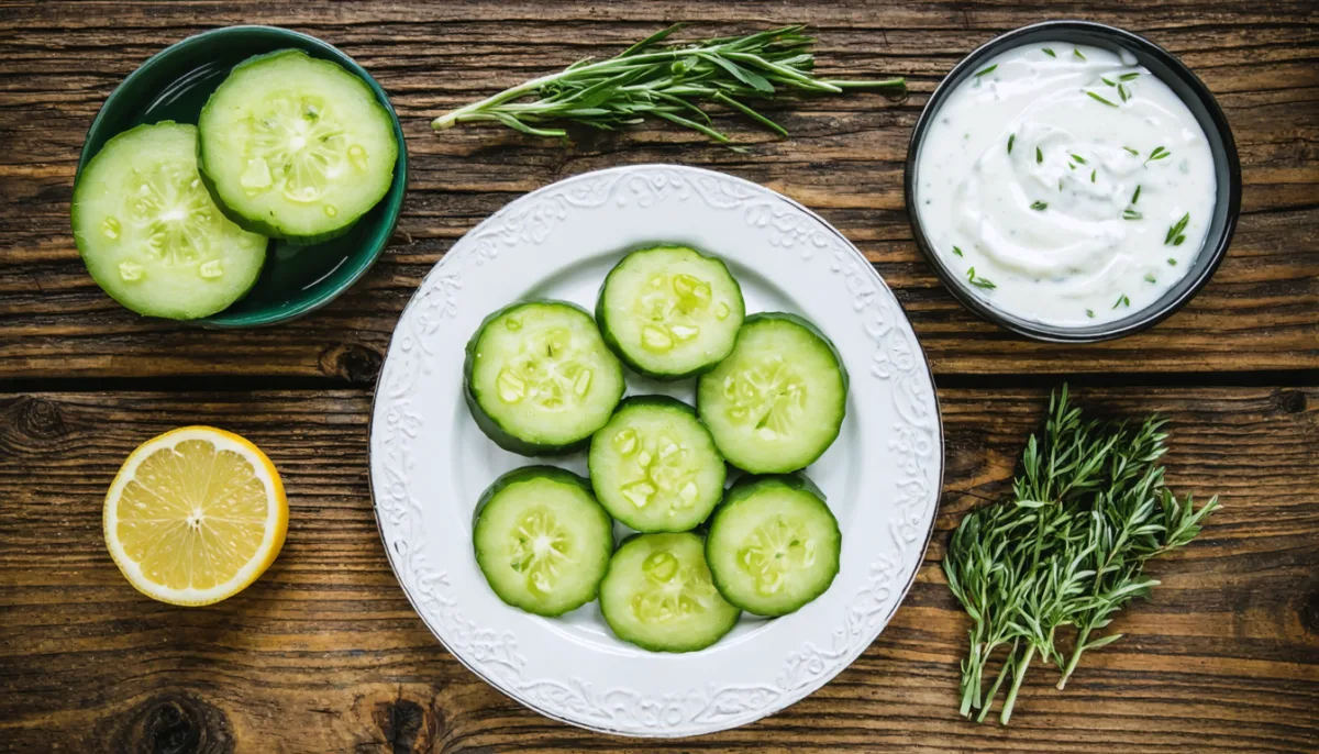 découvrez l'apéritif au concombre, alliant fraîcheur et croquant pour un moment gourmand et rafraîchissant à partager entre amis.