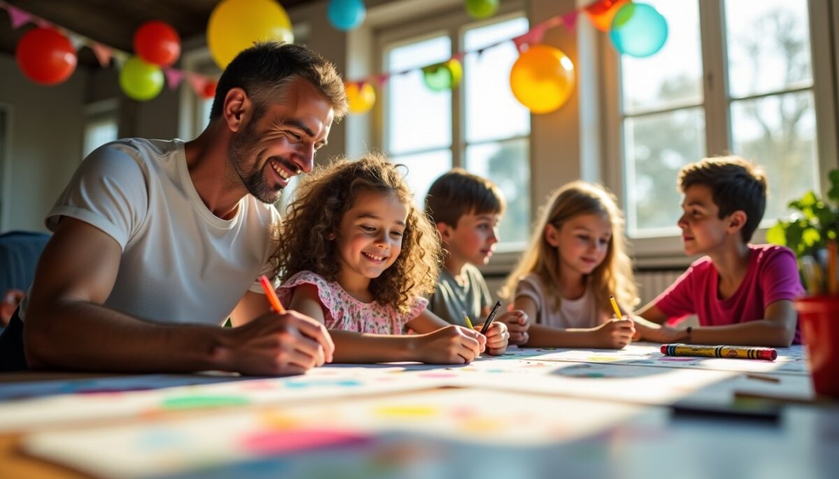 Anniversaire en couleur : idées originales de coloriage pour divertir petits et grands durant la fête