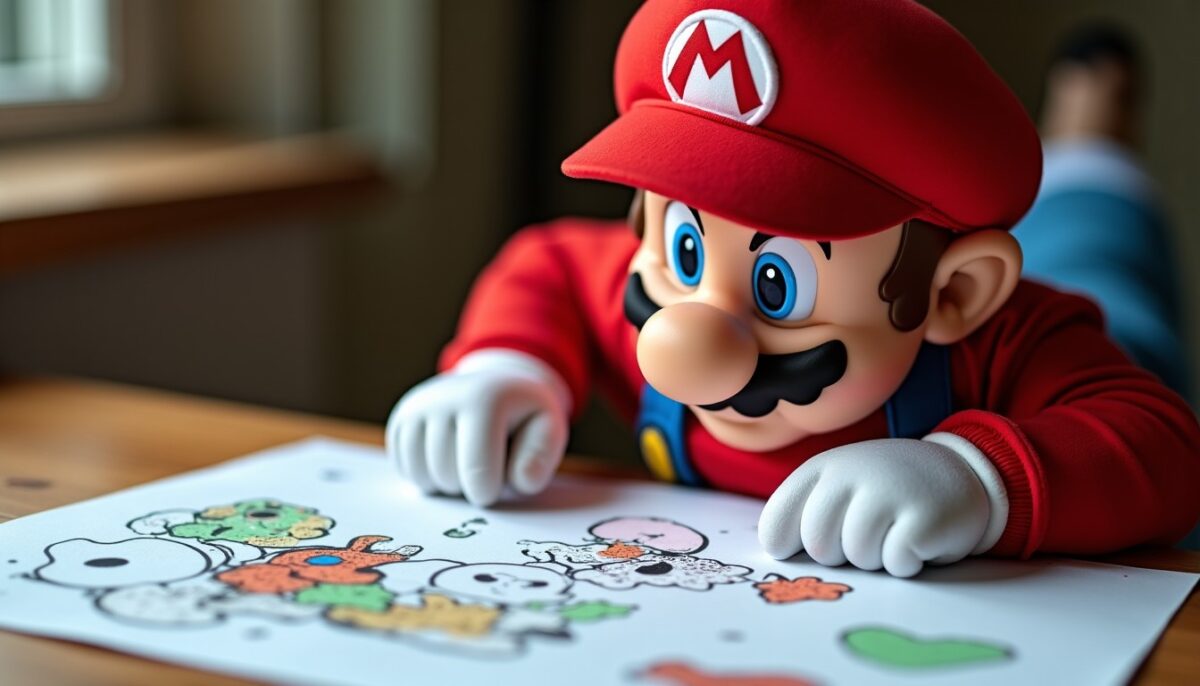 Dessins à imprimer Mario : coloriages ludiques pour fans de tous âges du célèbre plombier en rouge