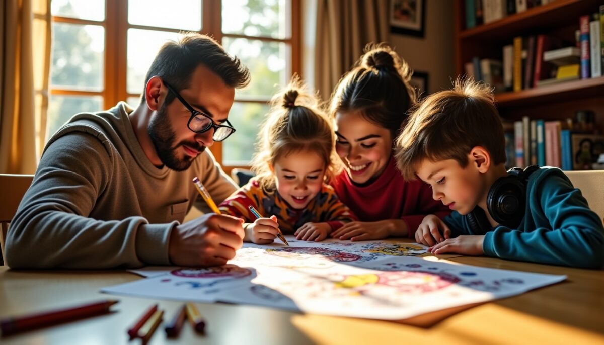Coloriage DBZ : Faites vibrer vos héros préférés en famille grâce à la magie des couleurs