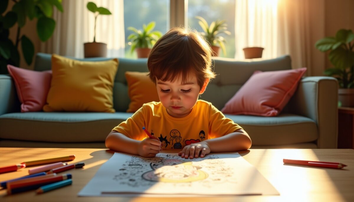 Coloriages Sangoku : stimuler l'imagination des enfants grâce à l'univers de Dragon Ball