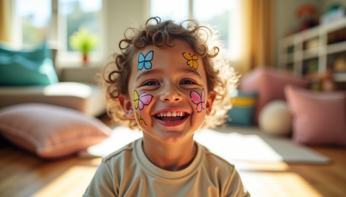 Maquillage pour enfants : conseils ludiques et sûrs pour un visage éclatant à la maison