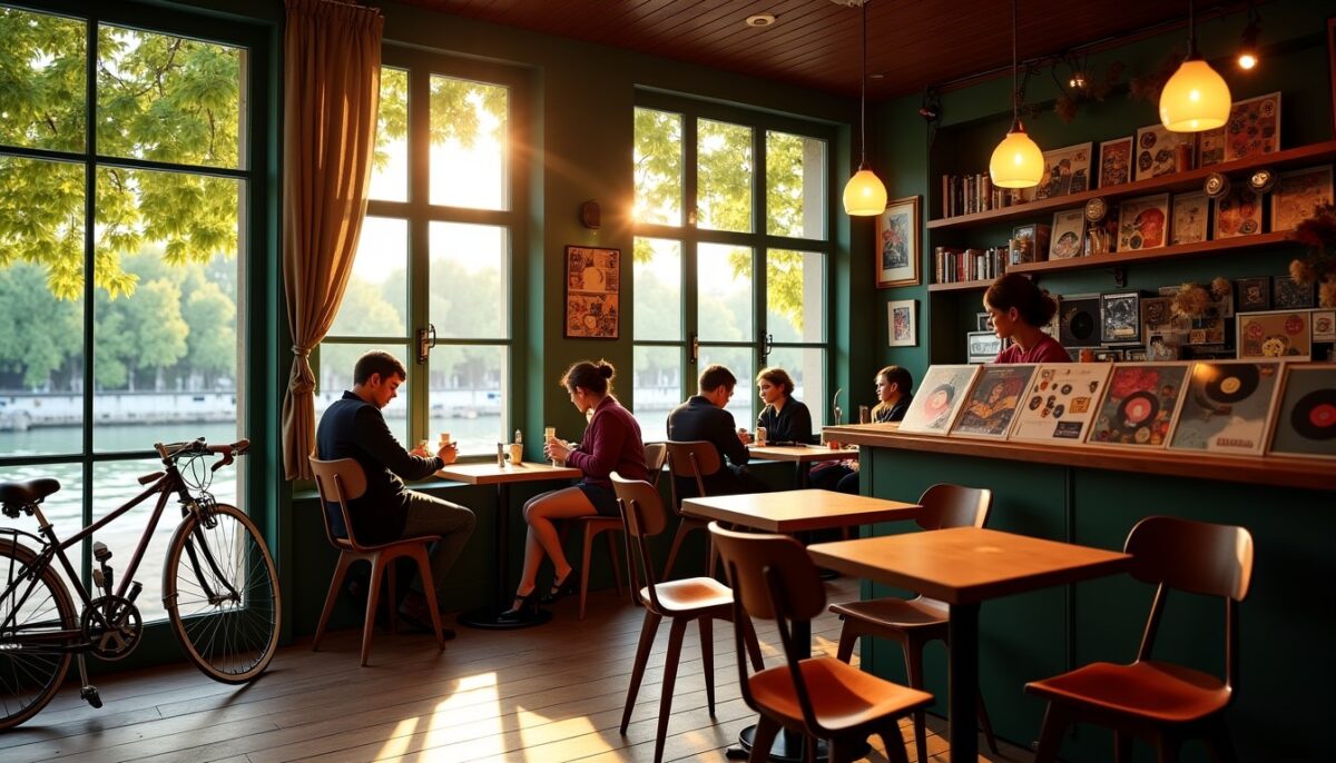 Plongez dans l'univers rétro de Bonjour Jacob : café, vinyles et vibes vintage au Canal Saint-Martin